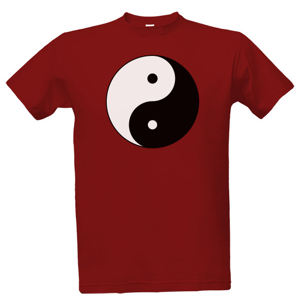 Tričko s potiskem Yin - Yang (plný)